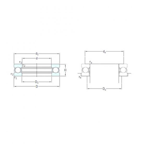 підшипник 51100 SKF #1 image