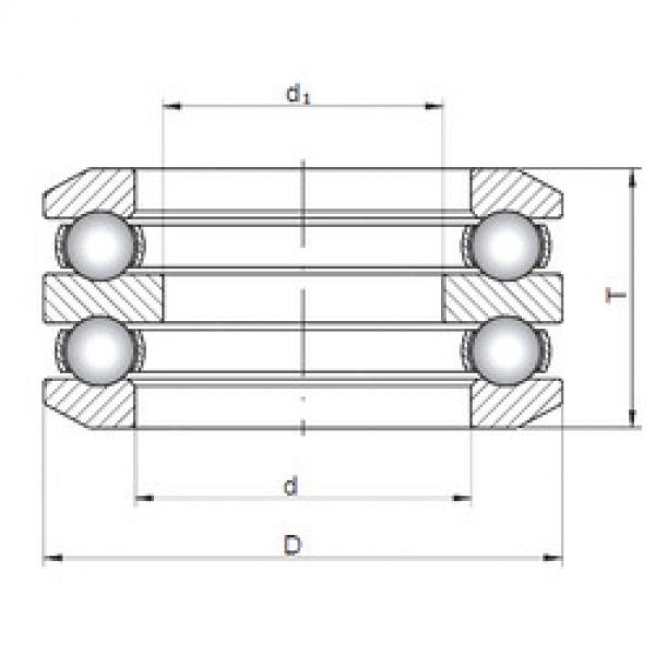 підшипник 54212 ISO #1 image