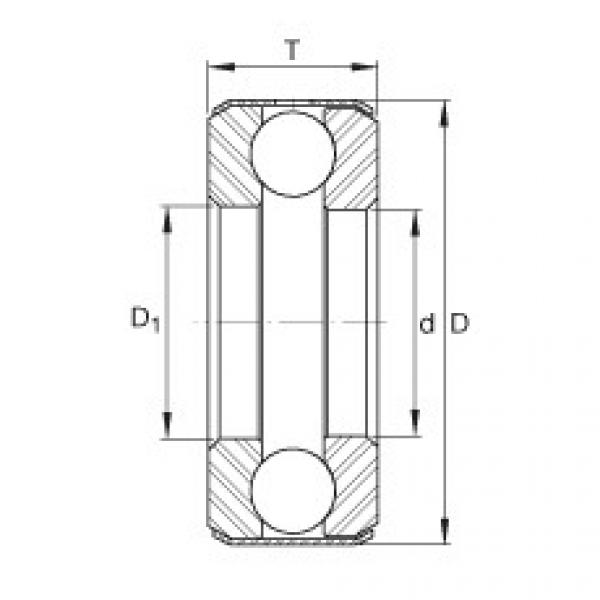 підшипник D15 INA #1 image