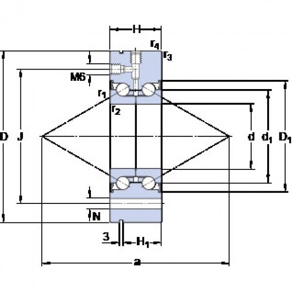 підшипник BEAM 030080-2RS SKF #1 image