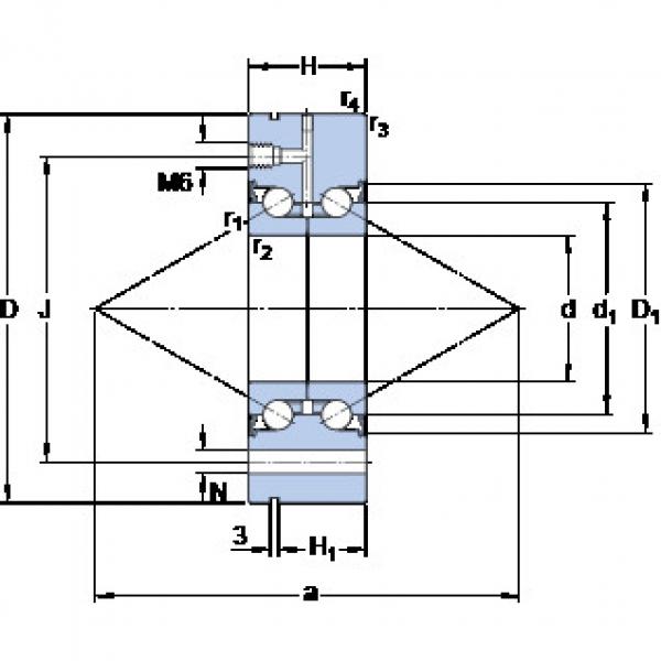 підшипник BEAM 025075-2RS/PE SKF #1 image