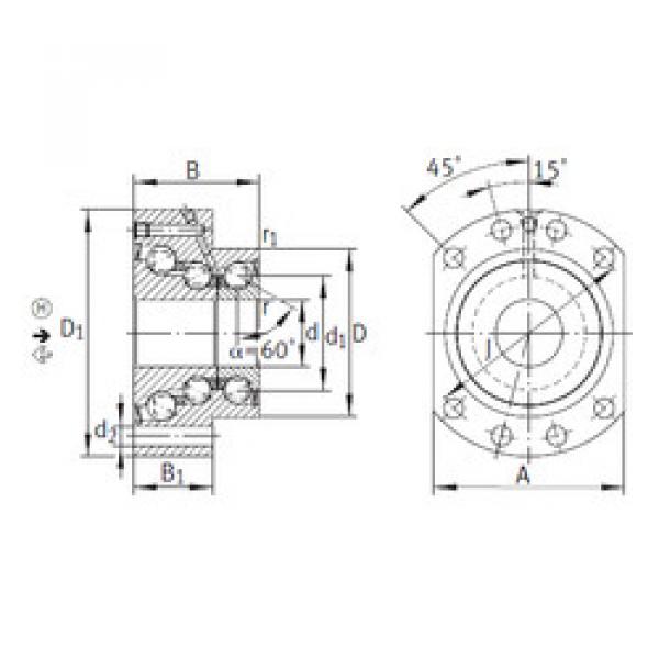 підшипник DKLFA40140-2RS INA #1 image