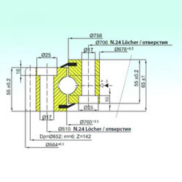 підшипник EB1.22.0758.201-1SPPN ISB #1 image