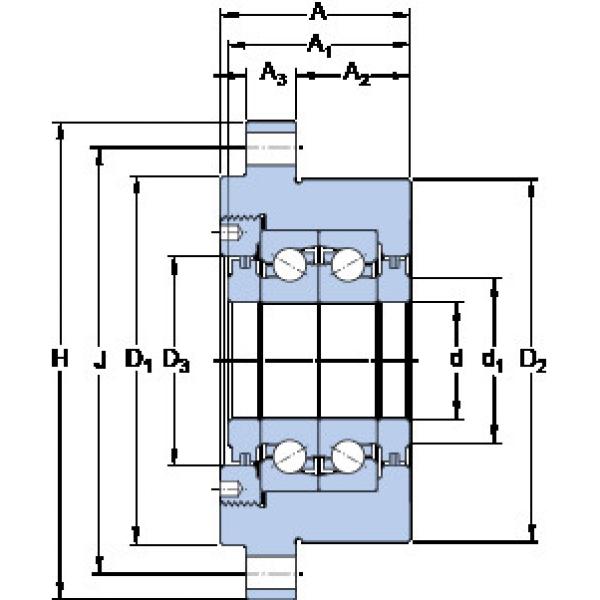 підшипник FBSA 206/DF SKF #1 image