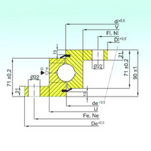 підшипник NBL.30.1355.200-1PPN ISB #1 image