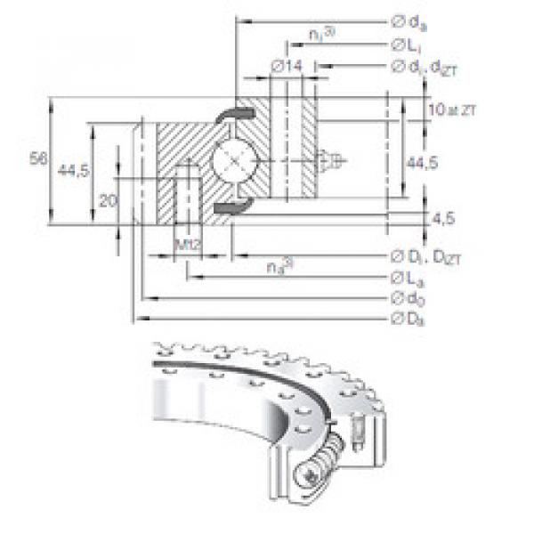 підшипник VSA 20 0544 N INA #1 image