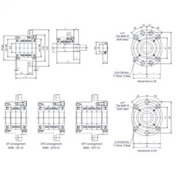 підшипник WBK20DF-31 NSK #1 image