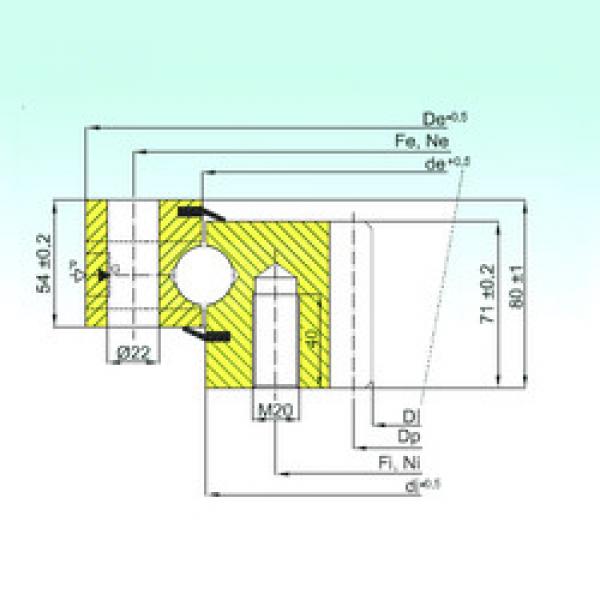 підшипник ZB1.25.0855.200-1SPTN ISB #1 image