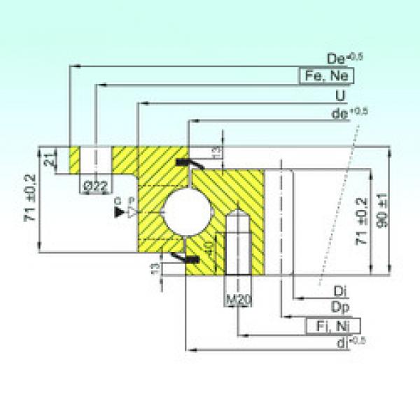 підшипник ZBL.30.0955.200-1SPTN ISB #1 image