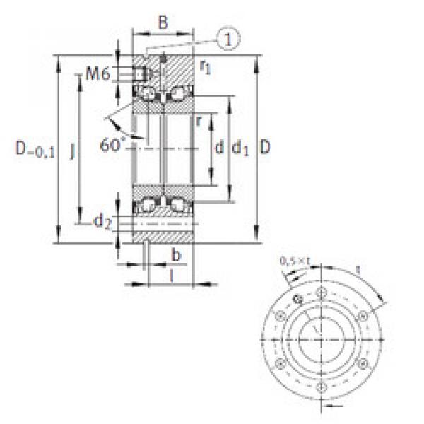 підшипник ZKLF2575-2RS-PE INA #1 image