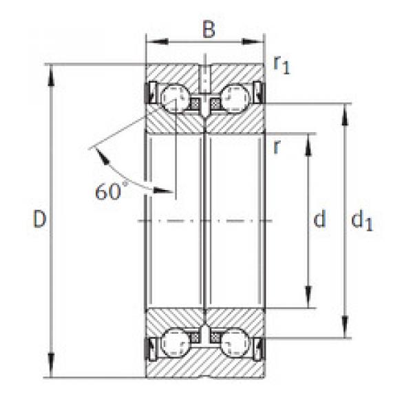 підшипник ZKLN1747-2RS-PE INA #1 image