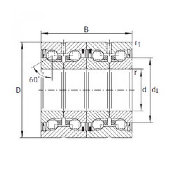 підшипник ZKLN2052-2RS-2AP INA #1 image