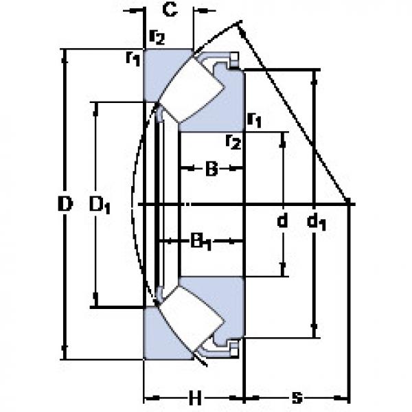 підшипник 29412 E SKF #1 image