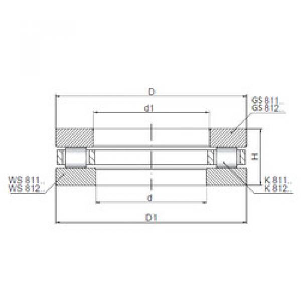 підшипник 81296 ISO #1 image