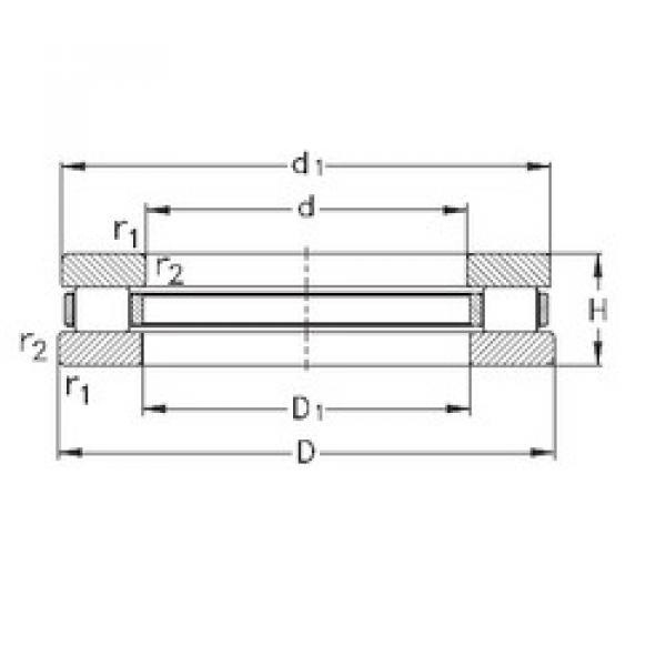 підшипник 81122-TVPB NKE #1 image