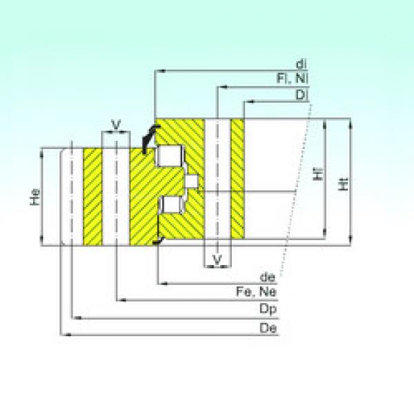 підшипник ER3.32.2240.400-1SPPN ISB #1 image