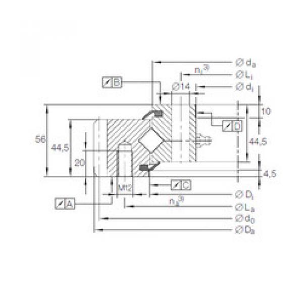 підшипник XSA 14 0944 N INA #1 image