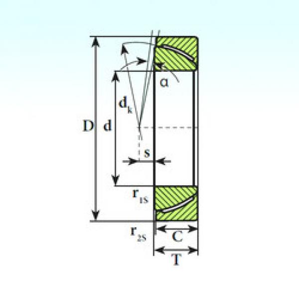 підшипник GAC 85 SP ISB #1 image