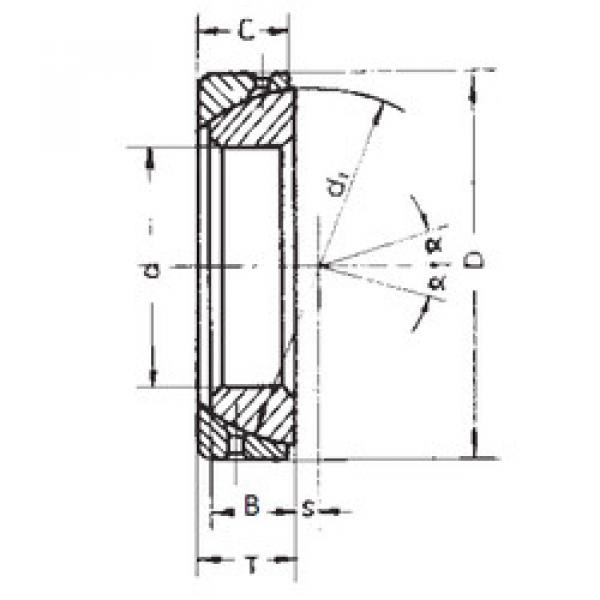 підшипник GAC45S FBJ #1 image