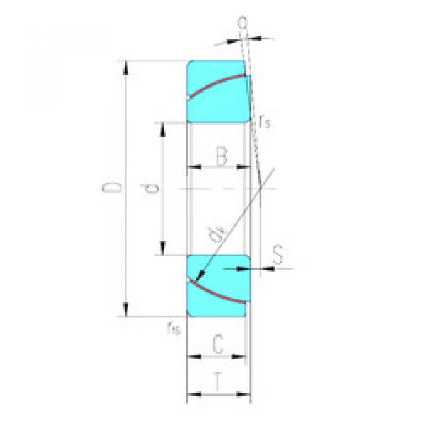 підшипник GAC110T LS #1 image