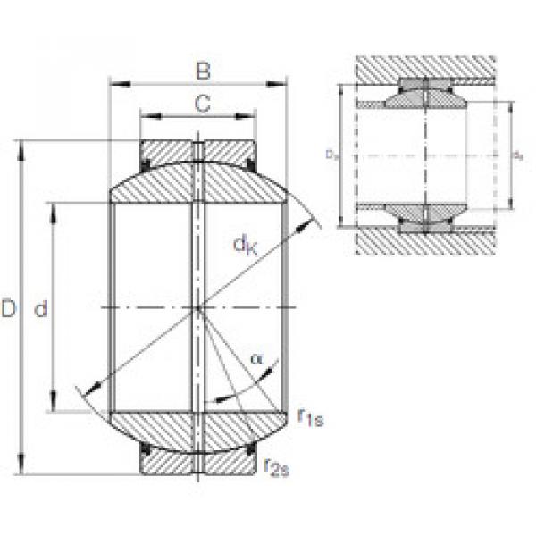 підшипник GE 60 FO-2RS INA #1 image