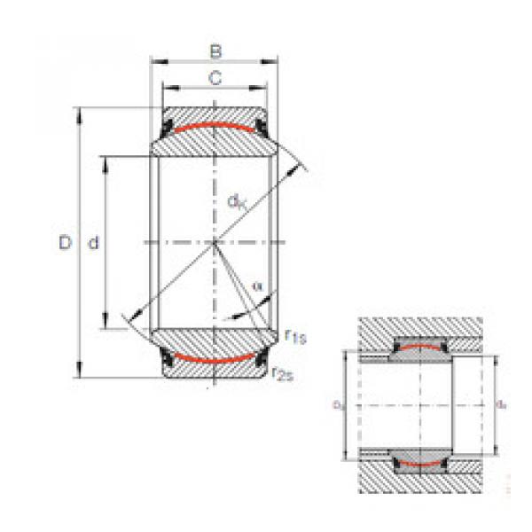 підшипник GE 100 UK-2RS INA #1 image