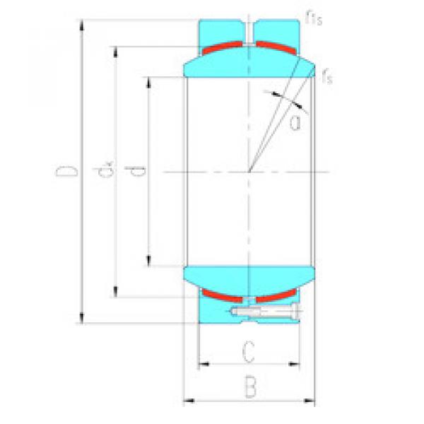 підшипник GEH320HC LS #1 image