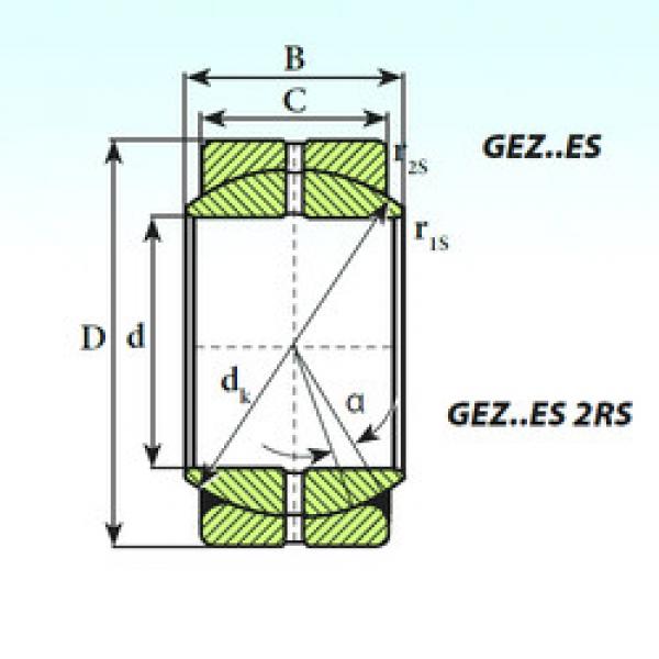 підшипник GEZ 15 ES ISB #1 image