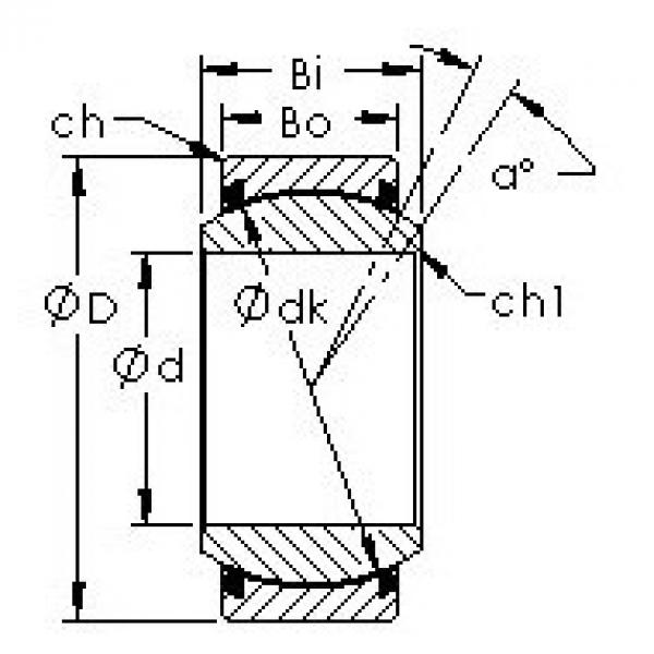 підшипник GEZ31ET-2RS AST #1 image