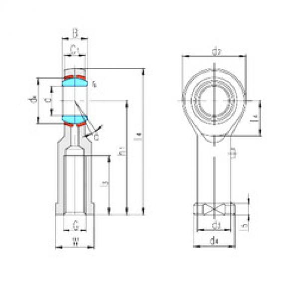 підшипник SIBP18S LS #1 image