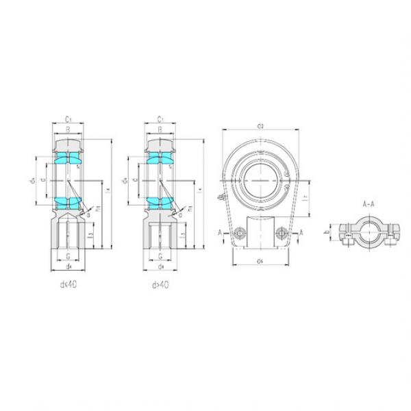 підшипник SIR90ES-D LS #1 image